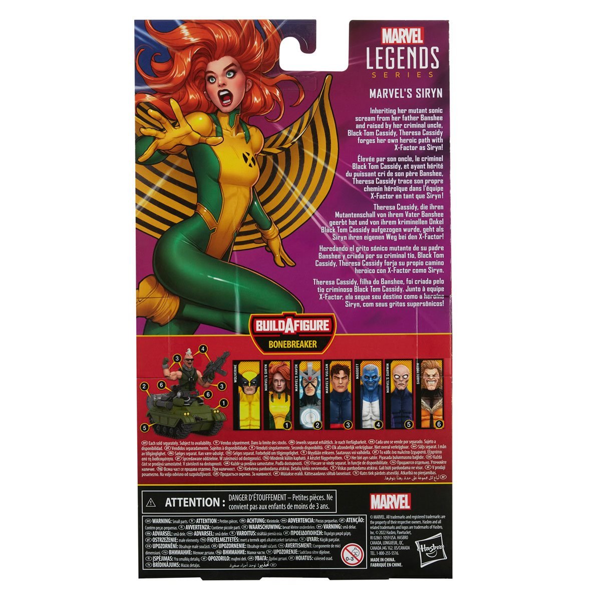 X-Men Marvel Legends Siryn Hasbro